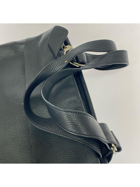 NINA RICCI トートバッグ レザー ブラック