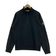 STONE ISLAND スウェット・トレーナー Half Zip Sweatshirt BLK M