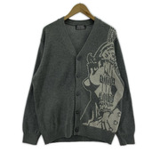 HYSTERIC GLAMOURGUITAR GIRL編込 カーディガン (S) 02261ND01