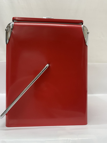 CHUMS スチールクーラーボックス 12Ｌ RED チャムス 小型ハードクーラーボックス アウトドア キャンプ[値下]