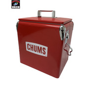 CHUMS スチールクーラーボックス 12Ｌ RED チャムス 小型ハードクーラーボックス アウトドア キャンプ[値下]