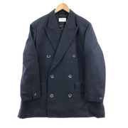 THE RERACS/22AW/THE DOUBLE JACOAT/46/ネイビー