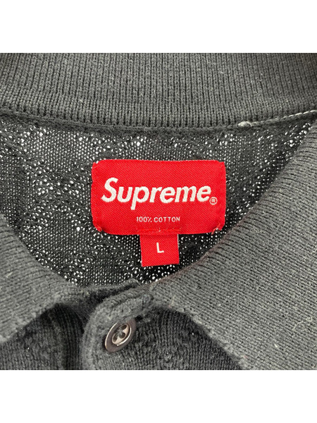 Supreme 長袖シャツ 21AW Knit stripe L/S polo L