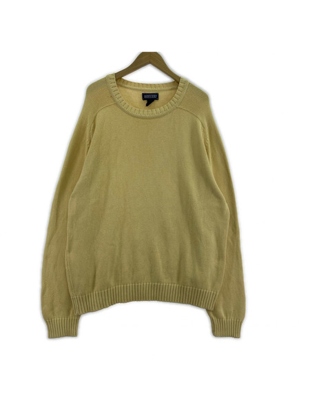 LAND'S END 90s/USA製 コットンニットセーター L