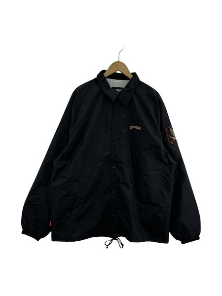 STUSSY　7stars DESIGN コーチジャケット　ブラック　XL