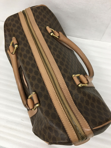 CELINE　マカダム ハンドボストンバック ブラウン