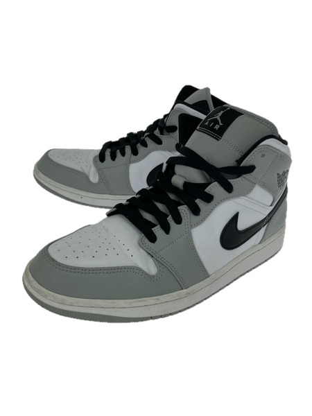 NIKE スニーカー Nike Air Jordan 1 Mid Light Smoke Grey