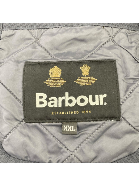 Barbour ジャケット キルティングベスト 紺