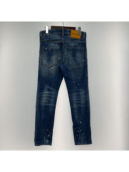 DSQUARED2 デニム・ジーンズ Skater Jean ペンキクラッシュ加工スキニー
