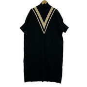 LE PHIL  ラインオーバーワンピース  ブラック SIZE 0