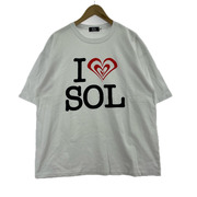 半袖Tシャツ・カットソー sol soonerorlater I LOVE SOL Tシャツ (XL) 白