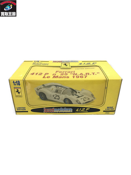 ジョエフ 1/18 フェラーリ 412P Le Mans1967 N.A.R.T/ミニカー/開封[値下]