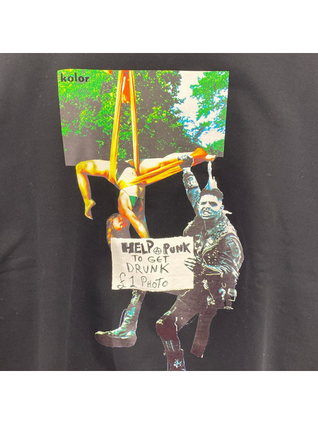 kolor スウェット・トレーナー 24AW  黒 24WCM-T01201 3