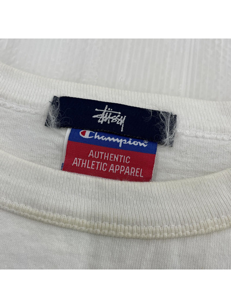 STUSSY 名古屋5周年記念 Championボディ ミロのビーナスプリントTee XL ホワイト[値下]