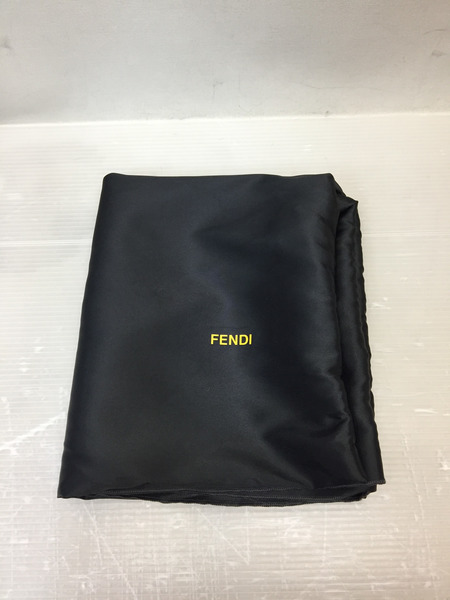 FENDI ワンショルダー パッッチワーク ファー バッグ ブラウン