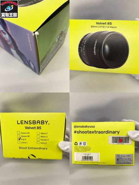レンズ LENSBABY VELVET 85 MICRO 4/3