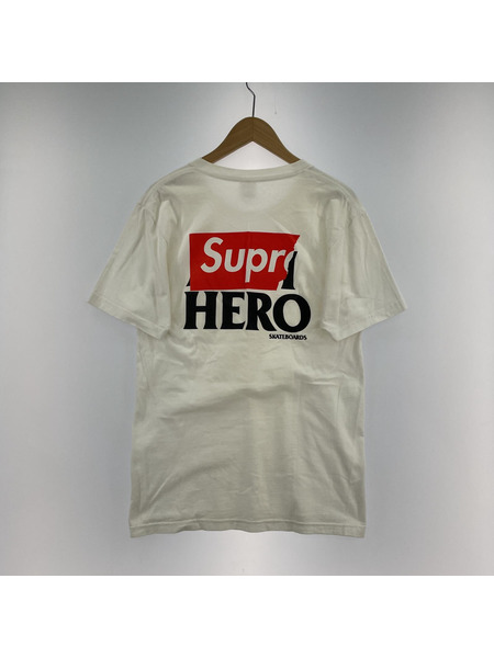 Supreme/14SS ANTI HERO Logo Pocket Tee/白/M