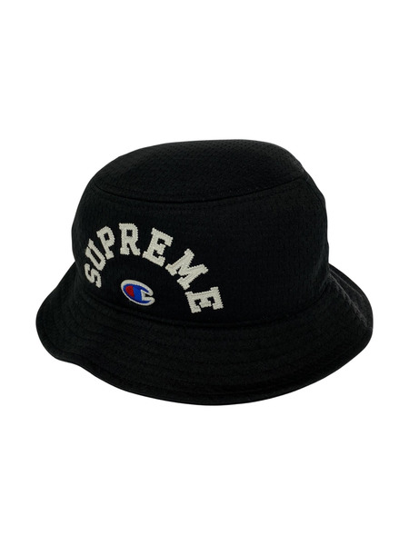 Supreme×Champion 24SS Mesh Crusher HAT バケットハット S/M 黒