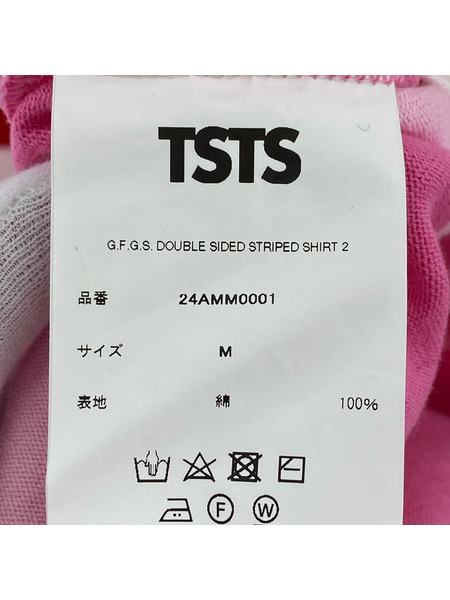 長袖Tシャツ・カットソー TSTS オーバーサイズL/STee ボーダー M