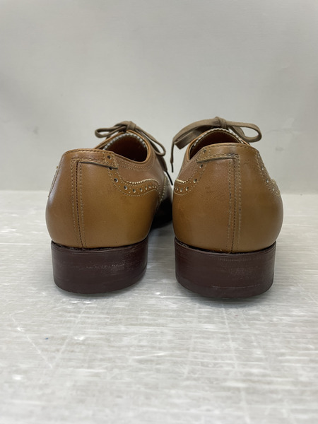 POLO RALPH LAUREN 日本製 ウイングチップレザーシューズ 24EE 茶