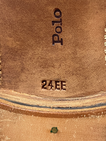 POLO RALPH LAUREN 日本製 ウイングチップレザーシューズ 24EE 茶