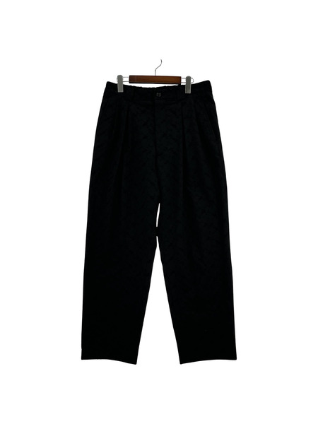 SASQUATCHfabrix. FLOWER TAPERED PANTS/黒/L[値下]