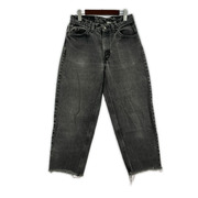 Levi's デニム・ジーンズ USA製 566 サルファブラック デニムパンツ (30)