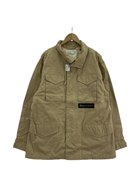 STUSSY ikspiari charter 5th ミリタリージャケット ベージュ XL