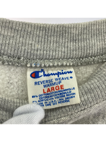 Champion スウェット・トレーナー 80s USA製 REVERSEWEAVE カレッジロゴ スウェット