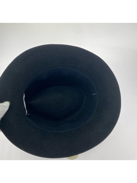 ハット MAISON MICHEL PARIS 中折レ 黒