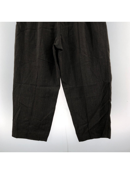 VOAAOV REFINE WOOL SERGE Tuck Wide Pants (2) VOPT-143
