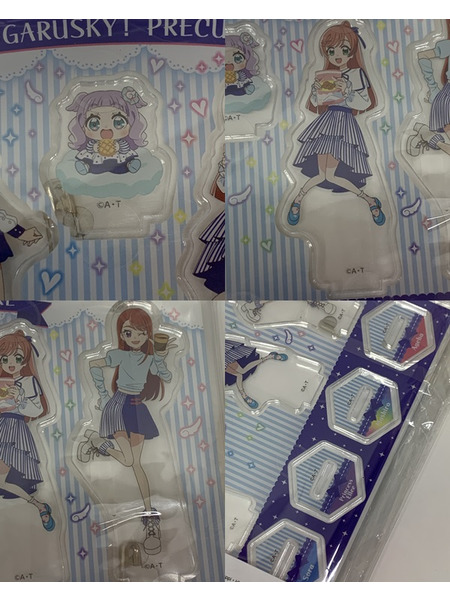 ひろプリ ＠Loppi・HMV限定 アクリルスタンド+オーロラ缶バッジ 未開封 ひろがるスカイ！プリキュア ソラ・ハレワタール 虹ヶ丘ましろ 夕凪ツバサ 聖あげは プリンセス・エル