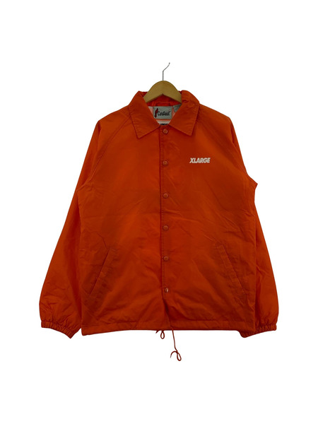XLARGE ジャケット ナイロンコーチジャケット オレンジ S