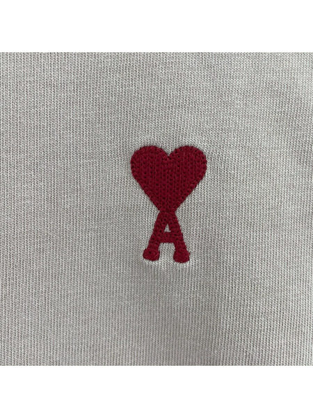 AMI paris ハート刺繍 クルーネックTee XXS ベージュ