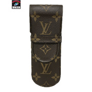 LOUIS VUITTON　小物 エテュイ・スティロ  モノグラム ペンケース ブラウン