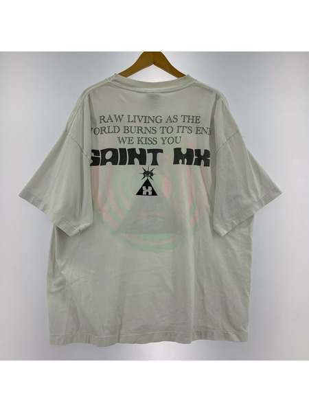 SAINT MICHAEL 半袖Tシャツ・カットソー /SAINTT MX WHITE Tシャツ(XL)