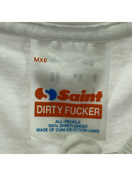 SAINT MICHAEL 半袖Tシャツ・カットソー /SAINTT MX WHITE Tシャツ(XL)
