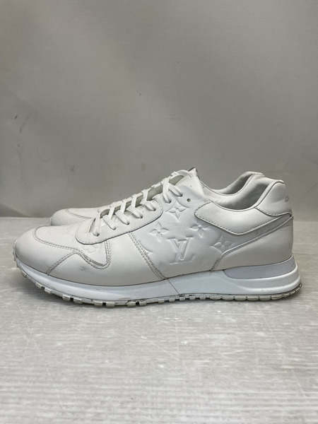 LOUIS VUITTON モノグラムエンボス ランアウェイスニーカー 8 ホワイト