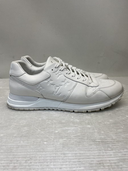 LOUIS VUITTON モノグラムエンボス ランアウェイスニーカー 8 ホワイト