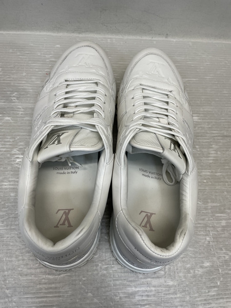 LOUIS VUITTON モノグラムエンボス ランアウェイスニーカー 8 ホワイト