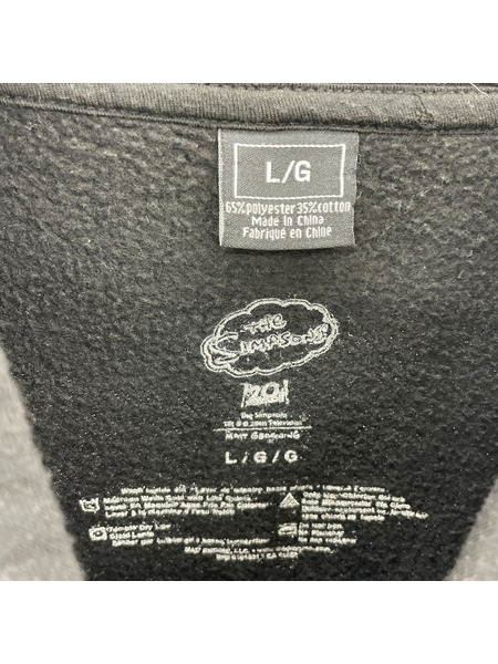 KITH VINTAGE Simpsons 2025 プリントパーカー L 黒