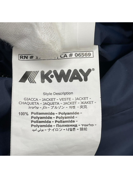 PLAY COMME des GARCONS ジャケット K-WAY ナイロンフーディ ネイビー