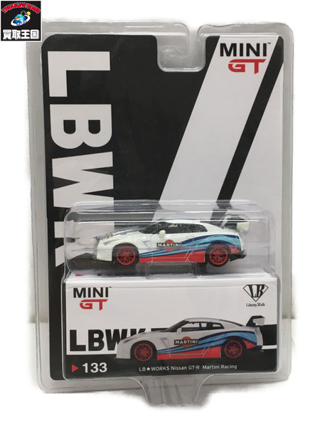 MINIGT　NISSAN GTR　R35　マルティーニ  133/ブリスター  1/64