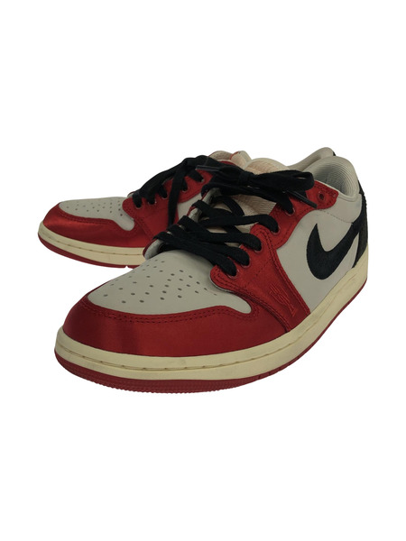 NIKE×Trophy Room Air Jordan 1 Low OG Sail and Varsity Red