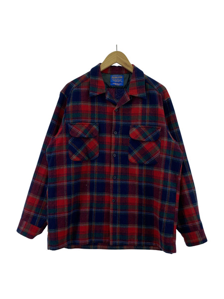 PENDLETON 現行タグ LS ウールオープンカラーシャツ チェック L