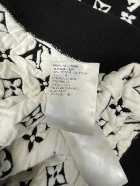 LOUIS VUITTON 20ss フルモノグラムジャガード クルーネックスウェット L モノクロ