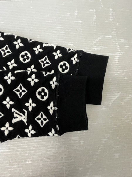 LOUIS VUITTON 20ss フルモノグラムジャガード クルーネックスウェット L モノクロ