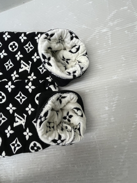 LOUIS VUITTON 20ss フルモノグラムジャガード クルーネックスウェット L モノクロ
