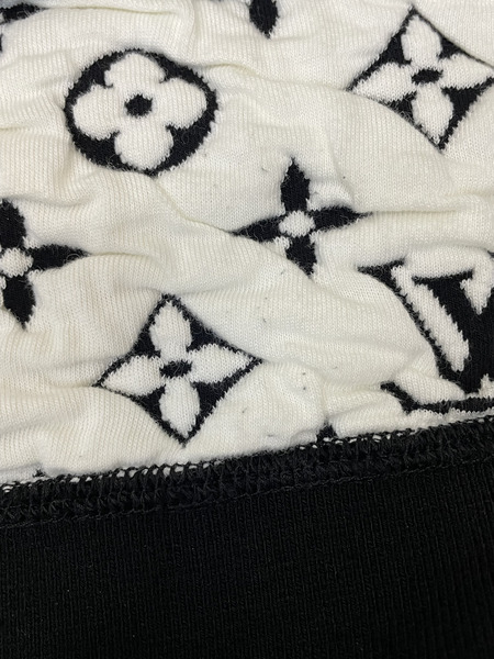 LOUIS VUITTON 20ss フルモノグラムジャガード クルーネックスウェット L モノクロ