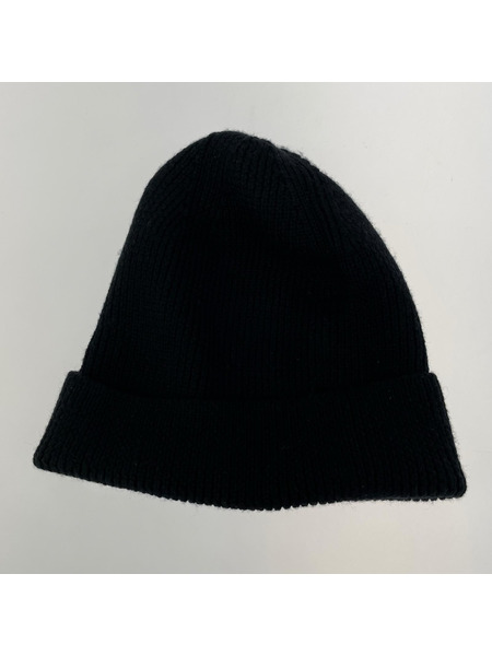 Y-3 スクエアロゴビーニー ブラック